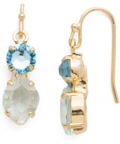 Majestic Marquise Earrings Aquamarine Bright Gold-Tone $20.57 Earrings