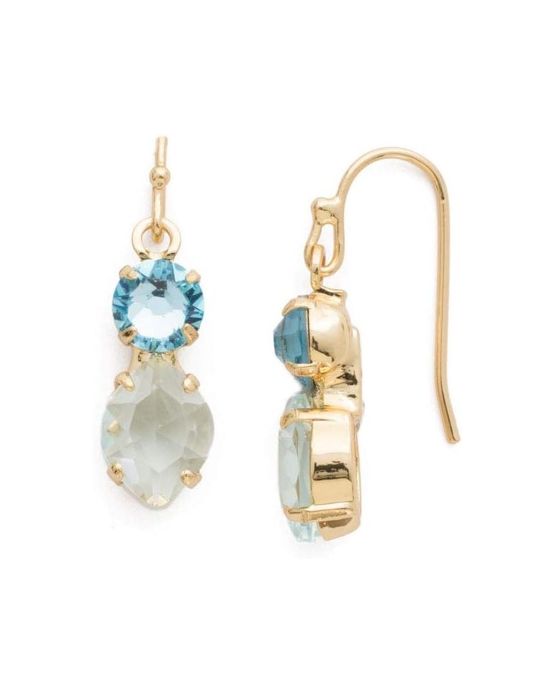 Majestic Marquise Earrings Aquamarine Bright Gold-Tone $20.57 Earrings