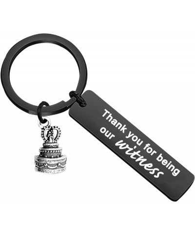 Wedding Witness Keychain Thank You For Being Our Witness Thank You Gift For Wedding Guest From Bride And Groom Witness Keycha...