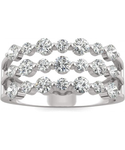 14K White Gold Moissanite 2.5mm Round Wedding Band, 0.91cttw DEW $170.05 Bracelets