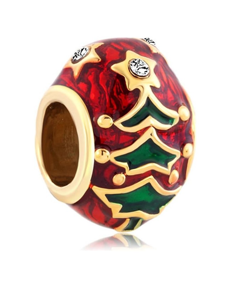 Christmas Tree Charm Beads For European Bracelets Style01 $8.69 Bracelets