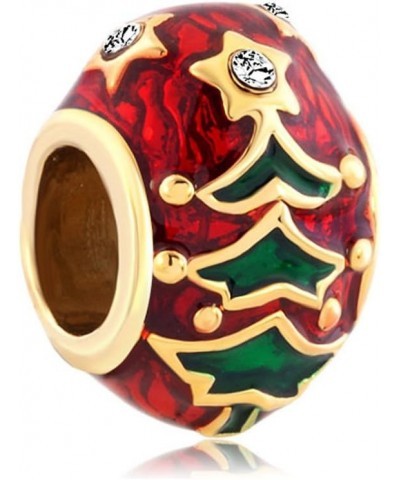 Christmas Tree Charm Beads For European Bracelets Style01 $8.69 Bracelets