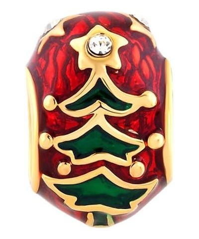 Christmas Tree Charm Beads For European Bracelets Style01 $8.69 Bracelets