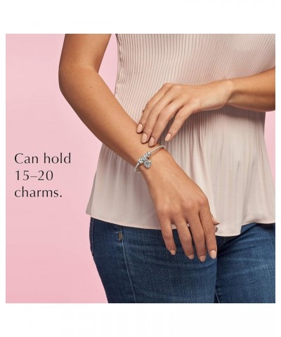 Moments Snake Chain Bracelet - Compatible Moments Charms - Charm Bracelet for Women 9 Inches Sterling Silver $37.89 Bracelets