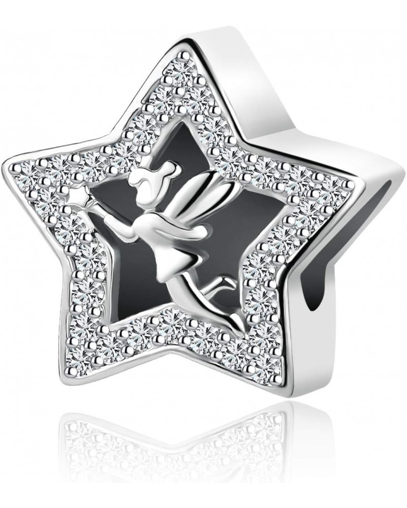 Star Angel Charm Compatible With Pandora Charms Bracelets $8.19 Bracelets