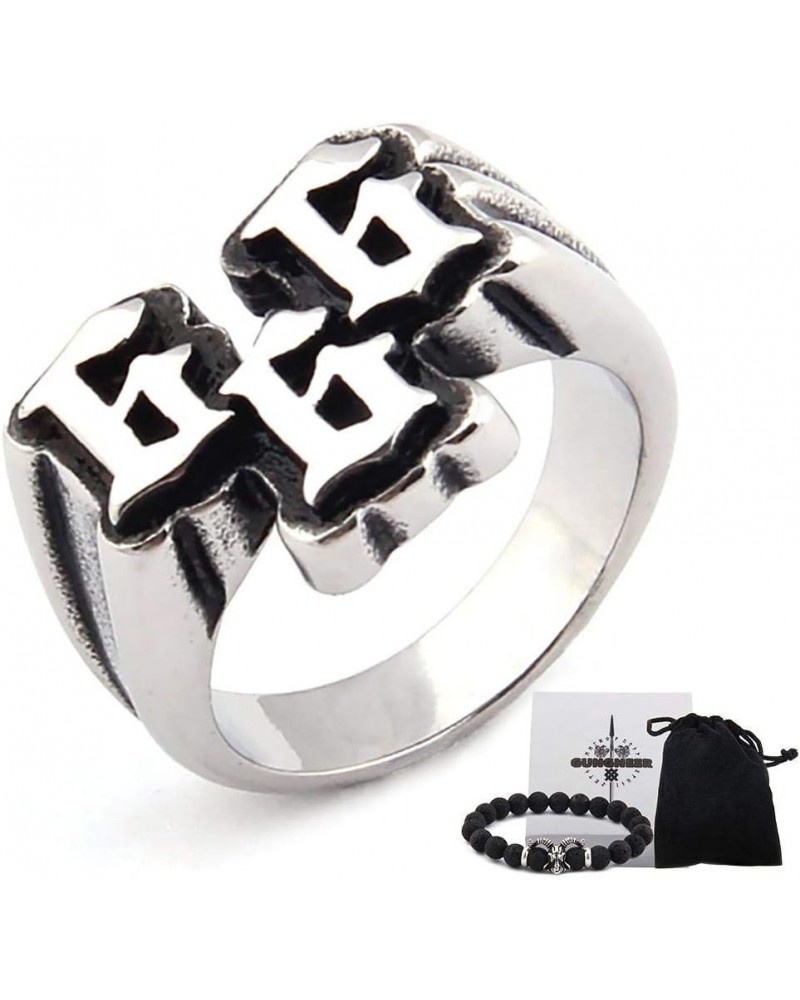 Satanic Number 666 Ring Stainless Steel Gothic Devil Satanist Jewelry Accessory $11.01 Anklets