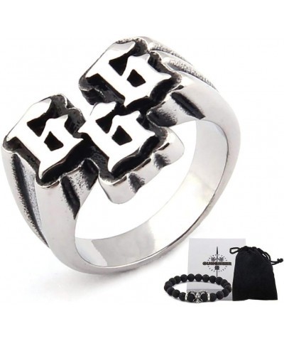 Satanic Number 666 Ring Stainless Steel Gothic Devil Satanist Jewelry Accessory $11.01 Anklets