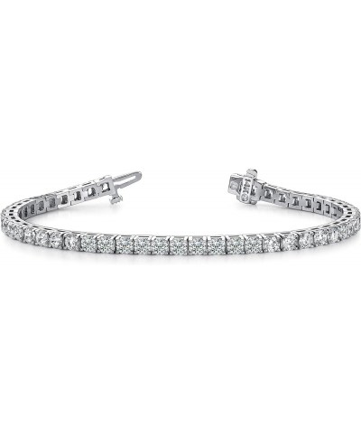 2-20 Carat Certified Classic Diamond Tennis Bracelet Value Collection Platinum 8.0 carats $7.00 Bracelets