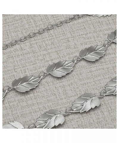 Metal Waist Chain Body Jewelry Link Belt for Women Girls Silver 2 M: 43.3 in/110 cm $10.59 Body Jewelry