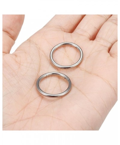 2Pcs PA Ring Hinged Segment Hoop Septum Clicker G23 Titanium 2G 4G 6G 8G 12G 14G 16G Pierced Body Jewelry for Women 8mm 10mm ...