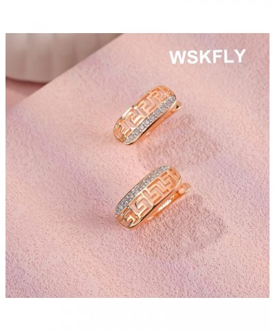 14K Gold Plated Cubic Zirconia Hoop Earrings for Women, Good Choice for Daily Outfits or a Gift Keystone diamonds $11.51 Earr...