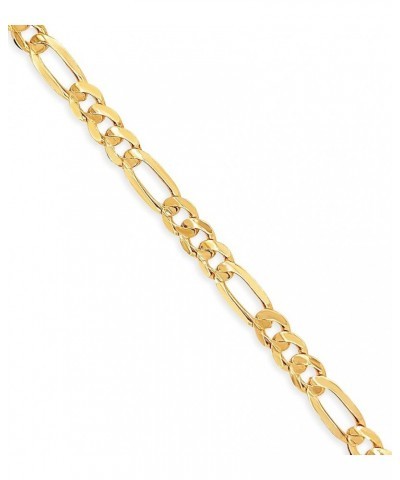 Solid 14k Gold Figaro Link Chain Bracelet, Yellow Gold Bracelet for Men & Women 2.8mm 8 inch $45.56 Bracelets