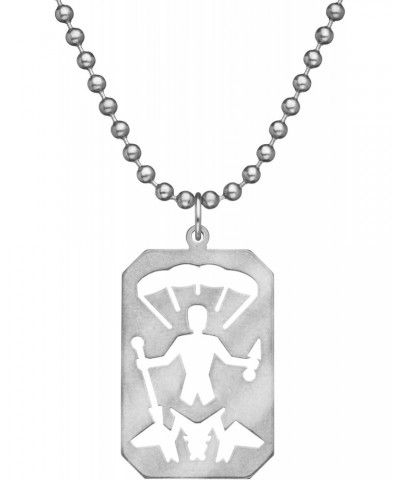 GI JEWELRY® Saint Michael for Men and Women with Stainless Steel Beaded Dog Tag Chain and Pendant - Genuine U.S. Military Iss...