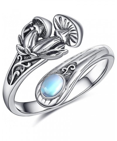 Hummingbird/Mushroom/Dragonfly/Sunflower Spoon Ring Sterling Silver Spoon Jewelry Gifts for Women Mushroom8 $15.80 Rings