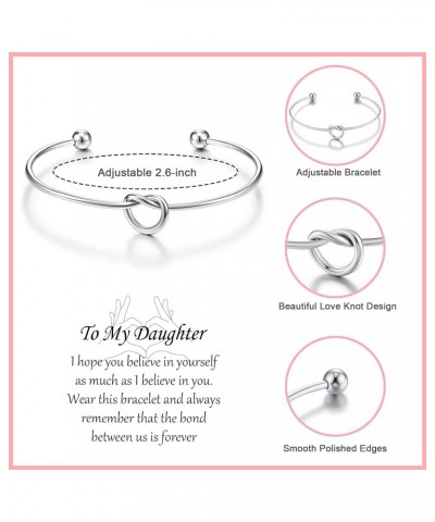 Friend/Sister/Daughter gifts, Love Knot Bracelet Gifts for Friend Sister Daughter Daughter $12.59 Bracelets