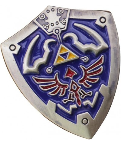 The Legend of Zelda Enamel Pins Blue Shield Brooches Lapel Badges Cartoon Funny Jewelry Gift shield 2 $8.16 Brooches & Pins