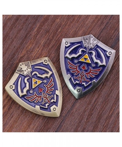 The Legend of Zelda Enamel Pins Blue Shield Brooches Lapel Badges Cartoon Funny Jewelry Gift shield 2 $8.16 Brooches & Pins