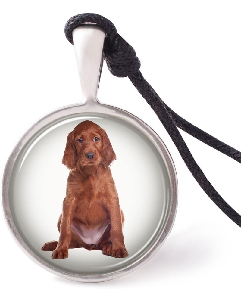 Terrier Dog Breeds Necklace Pendants Pewter Silver The Puppy Of A Setter $7.50 Necklaces