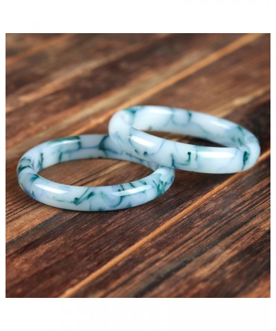 Medium Size 60mm Jade Bangle Bracelet for Women, Good Luck Gifts WAI-1004 60-61mm/110-132lb $24.29 Bracelets