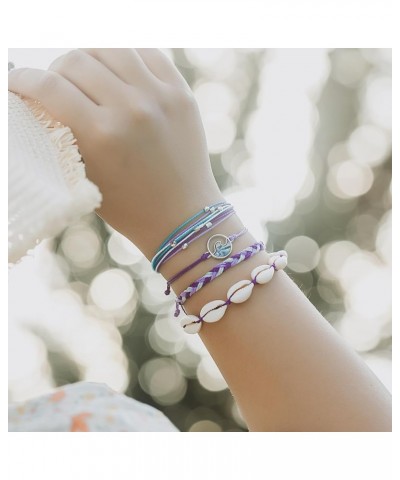 Wave String Bracelets Cute Shell Bracelets Trendy Boho Jewelry Teen Girl Gifts Waterproof Beach Bead Bracelets Pack for Women...