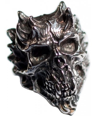 Death Skull Ring for Men Stainless Steel Jewelry Biker Rings Scary Death Ring Skull for Gifts R882 $10.78 Rings