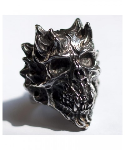 Death Skull Ring for Men Stainless Steel Jewelry Biker Rings Scary Death Ring Skull for Gifts R882 $10.78 Rings