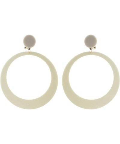 Earrings for Women Spanish Special for Dance Tablao White $8.67 Earrings