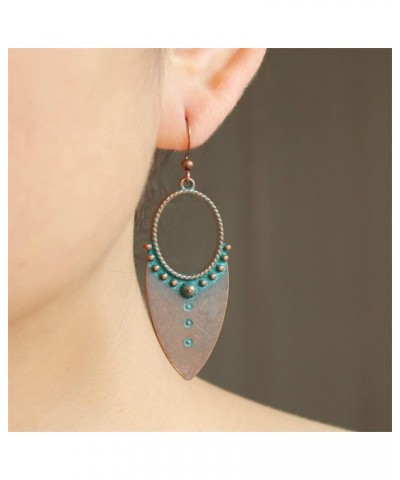 3 Pairs Bohemia Drop Dangle Earrings Boho Bronze Earrings for Women Girls Holiday Birthday Gift Bronze-10 $9.68 Earrings