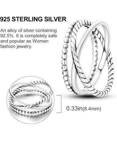 Silver Ring 925 Silver Rings for Women Colorful Cubic Zirconia Ring Wide Set Ring for Women Fashion Ring as Gift Ring Sterlin...