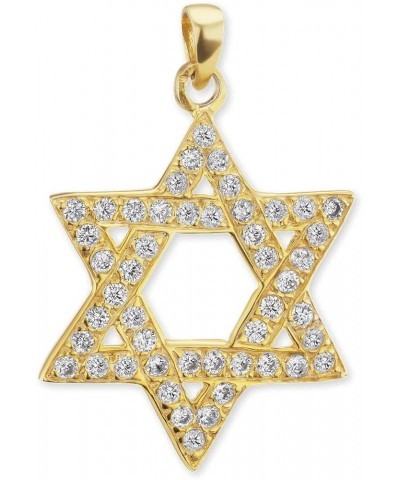 ITI NYC Genuine 14K Gold (585) Star of David Pendant (30 x 20 MM - 37 x 25 MM) 37.0 Millimeters Yellow Gold $257.60 Pendants