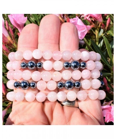 Metaphysical Bracelets - Gifts for Women Men Mom Kids Rose Quartz & Terahertz $11.28 Bracelets