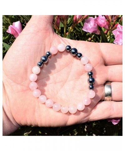 Metaphysical Bracelets - Gifts for Women Men Mom Kids Rose Quartz & Terahertz $11.28 Bracelets