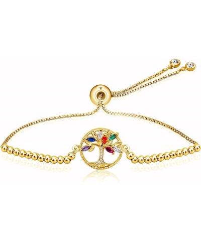 18K Gold Plated Charm Bracelets Evil Eye/Infinity Evil Eye/Butterfly/Tree of Life Cute Dainty Bracelet for Women, Teen Girls ...