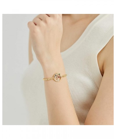 18K Gold Plated Charm Bracelets Evil Eye/Infinity Evil Eye/Butterfly/Tree of Life Cute Dainty Bracelet for Women, Teen Girls ...