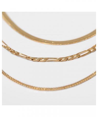 Punk Layered Necklace Gold Snake Bone Link Multilayer Choker Necklaces Layering Paperclip Necklace Chain Jewelry for Women Gi...