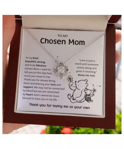 Bonus Mom Mothers Day Necklace, Gifts Step Mom, Stepped Up Mom From Step Daughter Stepson, Chosen Mom Gift, To My Second Mom ...