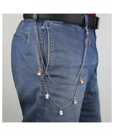 6 Pieces Pants Chain Wallet Chain Butterfly Lock Charm Jeans Chains Pocket Punk Chain Hip Hop Rock Chains for Women Men Butte...