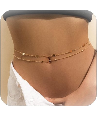 Body Chain Waist Chain for Teen Girls Gothic Body Chain Pants Belts Jewelry for Women 5 Dollar Gifts Womens Jewelry Clearance...