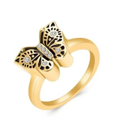 Cremation Jewelry for Ashes Butterfly Urn Ring for Women Cremation Ring Holds Loved Ones Ashes (Size 6-10,4,8 2 7 $13.71 Rings