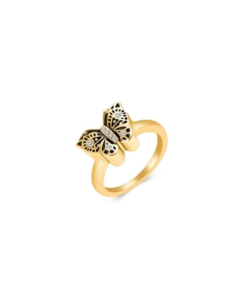 Cremation Jewelry for Ashes Butterfly Urn Ring for Women Cremation Ring Holds Loved Ones Ashes (Size 6-10,4,8 2 7 $13.71 Rings