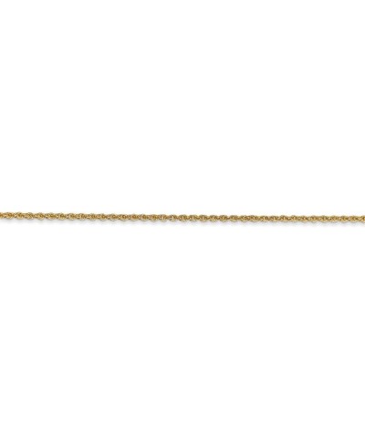 Solid 14k Yellow Gold 1.1mm Baby Rope Chain Necklace 20.0 Inches $81.51 Necklaces