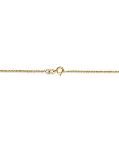 Solid 14k Yellow Gold 1.1mm Baby Rope Chain Necklace 20.0 Inches $81.51 Necklaces