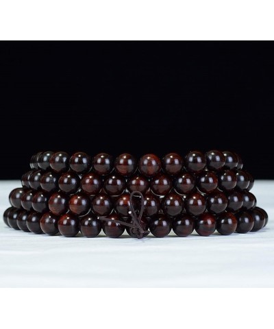 108 Prayer Mala Beads Bracelet Necklace for Men Wooden Meditation Necklace Tibetan Buddhist Necklace for Women 8mm $12.00 Nec...