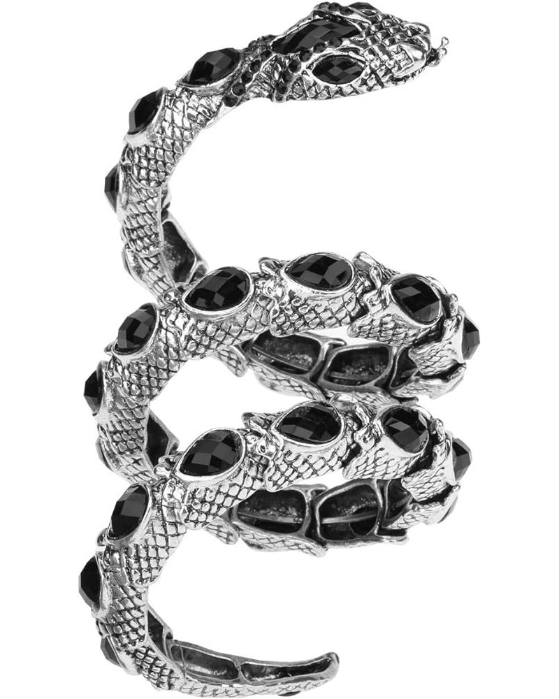 Women's Crystal Stretch Snake Bracelet Fit Wrist Size 6-1/2 to 8 Inch - Lead & Nickle Free - Halloween Costume Outfit Accesso...