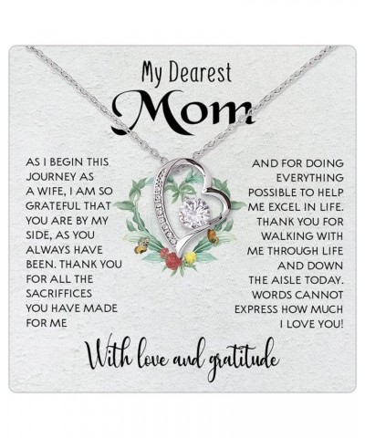 Mothers Day Gifts For Mom From Daughter, Mothers Day Necklace For Mom With Luxury Lighted Box & Heartfelt Message, Mother Dau...