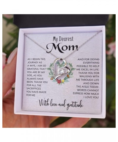 Mothers Day Gifts For Mom From Daughter, Mothers Day Necklace For Mom With Luxury Lighted Box & Heartfelt Message, Mother Dau...