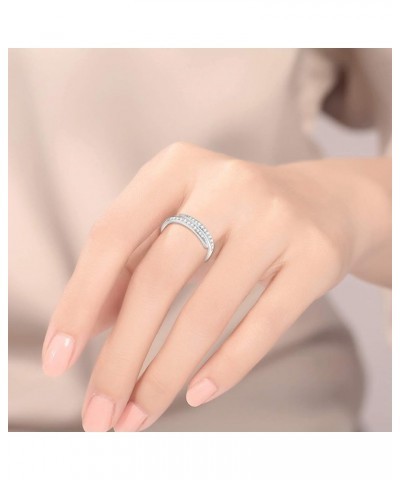 925 Sterling Silver Ring Cubic Zirconia Band Inspirational Jewelry Christmas Gift for Women Girls My Sister My Friend $15.68 ...