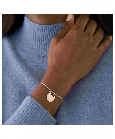 Women's Minimalist Silver, Rose Gold or Gold Stainless Steel Chain Bracelet Silver & Rose Gold $32.20 Bracelets