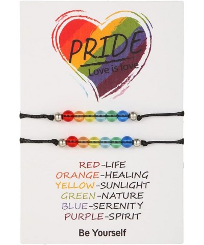 Pride Bracelet for Women Friendship Bracelets Couple Bracelets Lokias Bracelet Gay Lesbian Pride Bracelet Pride Rainbow Brace...