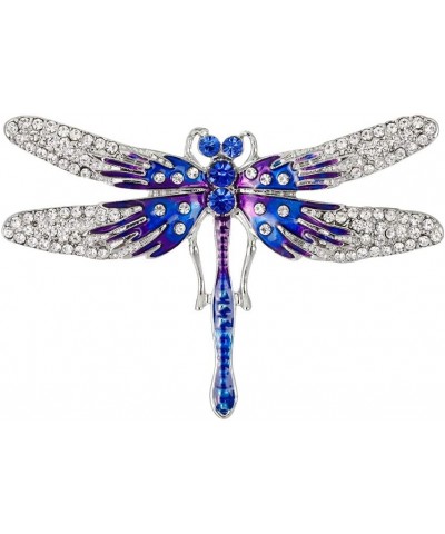 Rhinestone Dragonfly Brooch Pins Women Breastpin Corsage Girls Jewelry Gift color 2 $5.99 Brooches & Pins